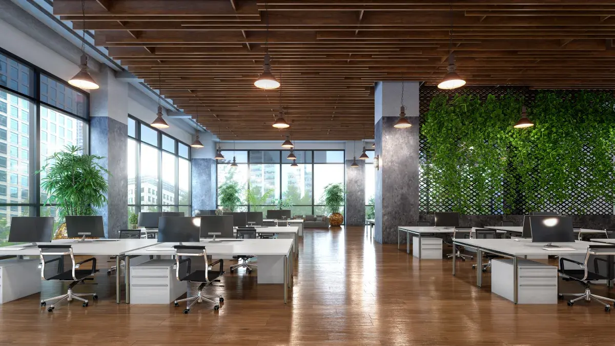Office monitoring scene used for demand-controlled ventilation context.